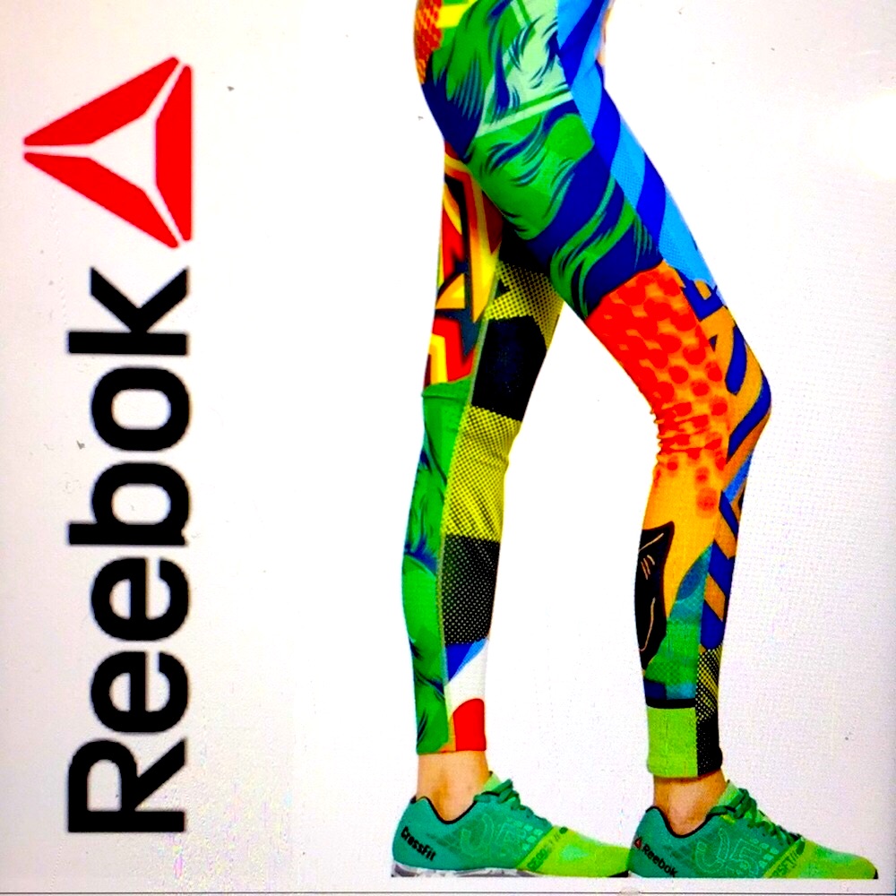 Reebok Collection Extremely Rare Limited Edition Design Legging  Nwot